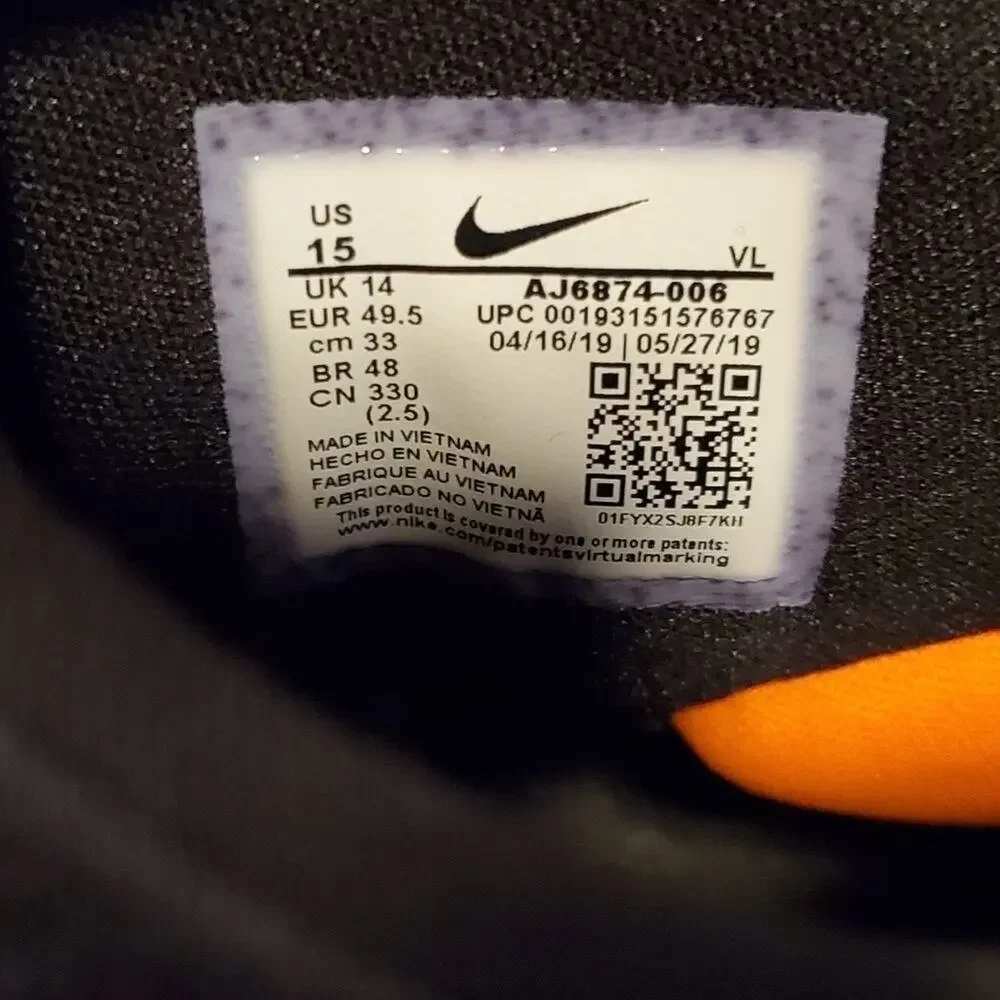 Nike Alpha Air‎ Huarache Elite 2 Mid cleats
